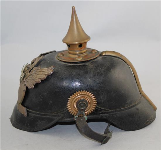 An Imperial German Baden Reserve pickelhaube,